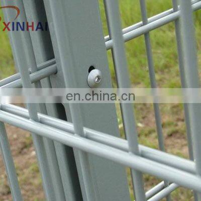 Black Welded Wire Fence Mesh Panel Farm Wire Mesh Fence Double Wire Fence photo-5