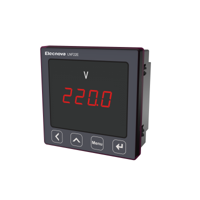 LED display single phase panel mounted voltage meter