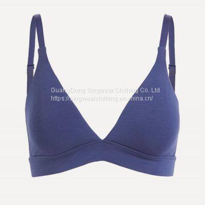 Ladies' santoni seamless knit quick dry & wicking cross back mid support sports bra.