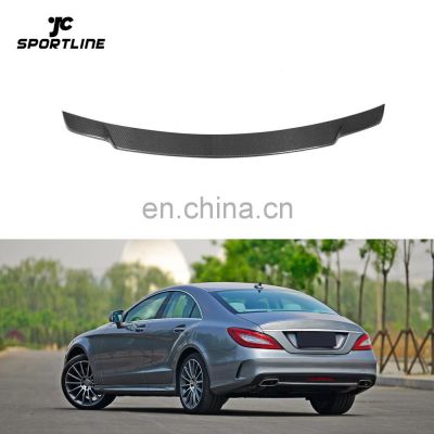 Carbon Fibre W218 Rear Wing Spoiler for Mercedes Benz CLS400 CLS500 CLS550 AMG Sedan 4-Door 12-17