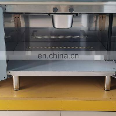 Stainless Steel Gas Griddle With Cabinet(1/3 Grooved)(CE Cerificate) photo-3