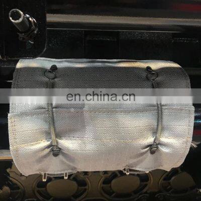 Removable Exhaust Piping Vehicle Flange Insulation Blanket