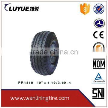 10 inch pneumatic rubber wheel 4.10/3.50-4