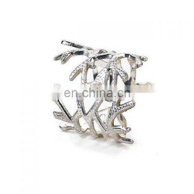 silver shiny napkin ring