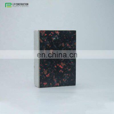 Asbest Cambodia Heat Insulation Culture Decorative Stone Wall Fibrocement Exterior House EPS Sandwich Panels photo-2