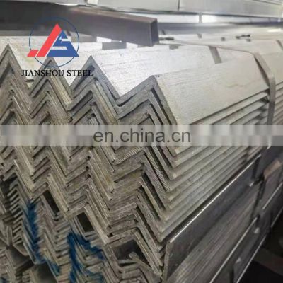 Factory supply Gi zinc coating L-Angle bar sm490 30*3 hot dipped galvanized steel angle bar