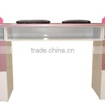 European pink double maincure table