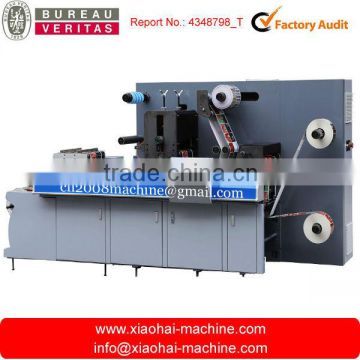 Rotary die cutting machine for label