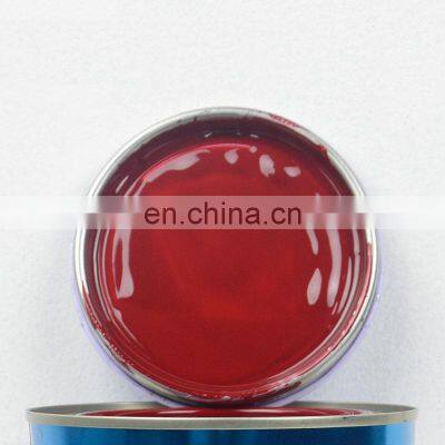 Auto car paints manufacturer transparent red 1k base coat automotive base car paints with tinting system