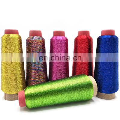 150D/2 Golden Metallic Thread Embroidery Big Cone Thread For Machine Embroidery