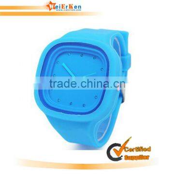 New design and customized logo silicone jelly watch