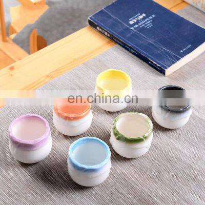 Gradient Succulent Colorful Ceramic Plant Vase Small Desktop Cheap Ceramic Flower Pots