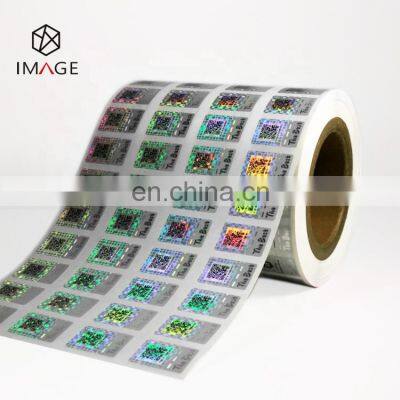 3D Custom Adhesive Security Hologram Labels with Serial Numbers