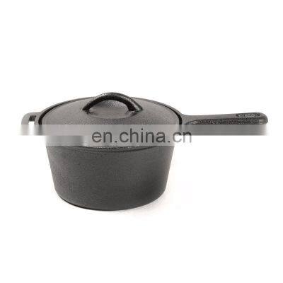 Plain Black Large Cast Iron Hot Jambalaya Pot Rice Cooker And Cook Pans Price photo-4