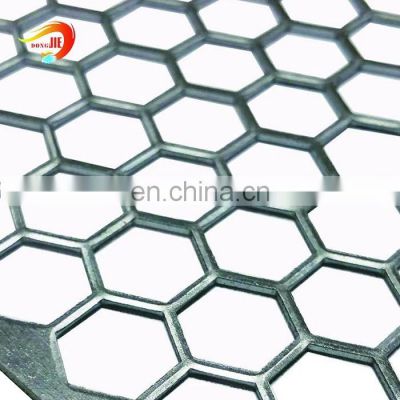 Hexagon Hole 1.2mm Galvanized Perforated Metal Sheet