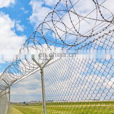 Hot Dip Galvanized Razor Blade Concertina Razor Barbed Wire Security Fencing photo-2
