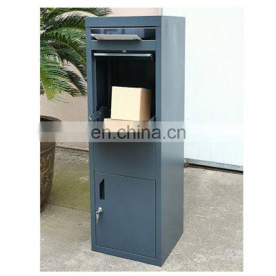 Factory Price Outdoor Galvanized Steel Metal Storage Parcel Delivery Drop Box For Homes