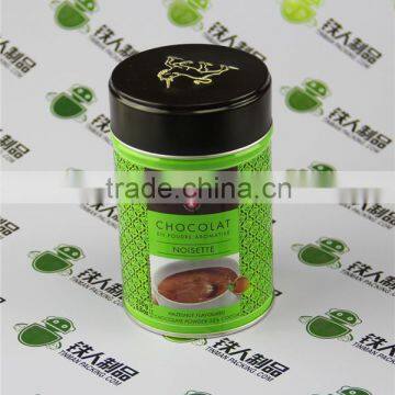 Embossing Round Tin Can Box