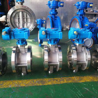 Three Eccentric Metal Hard Seal Stainless Steel Butterfly ValveD343W-25RL photo-3