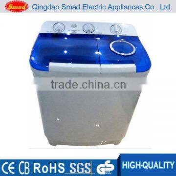 Double tub top loading portable compact washing machine