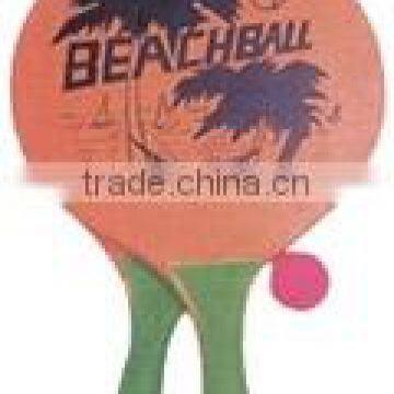 summer beach rackets,beach paddle,beach bats with ball