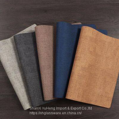 PU Leather Christmas Placemats Table Mat Pad Wipeable For Dining Table