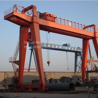 Double Girder Gantry Crane Cantilevers Winch Trolleys High Strength for Sale photo-3