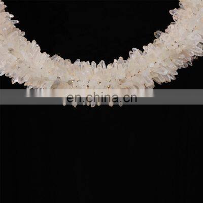 Modern Hanging Lighting Luxury Circle Rings Pendant Light Ceiling Chrome LED Crystal Chandelier photo-3