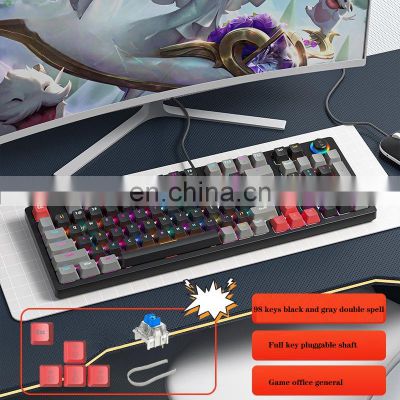 rgb retro macro switches switch tablet rainbow backlit for win ios gaming switches pc gamers transparent mechanical keyboard