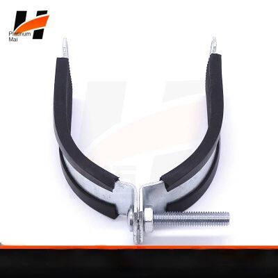 P-type Pipe Clamp, Galvanized P-type Pipe Bundle With Rubber Pad, Anti-seismic P-type Clamp, Thickened Shockproof Pad Pipe Manufacturer photo-2