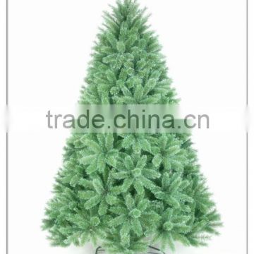 210CM Snowflake Decoration Fiber Optic Christmas Tree With Plastic Pot