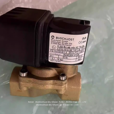 8240200.6106.02401, Buschjost, Explosion-proof Solenoid Valve, G1/2' Thread, 24DC