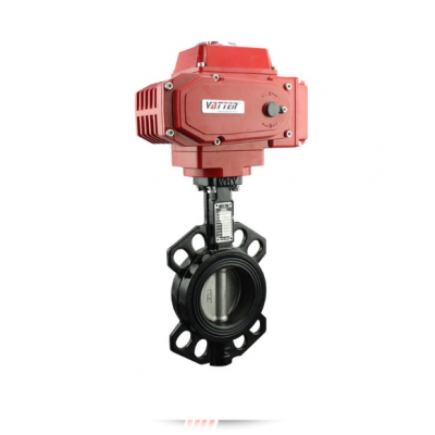 Electric Actuator-Operated Wafer Butterfly Valve With Multi-Voltage Options