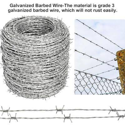 Anti-Climb Galvanized Razor Barbed Wire BTO-16 for Prison Walls & High Security Fences