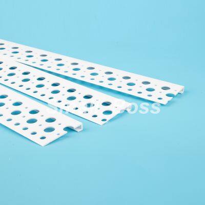 Crack-Resistant Vinyl Plastic Casing Corner Bead PVC Corner Bead for Plaster and Cement CA12