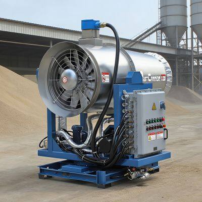 Manufacturer Explosion Proof Stainless Steel 60m Fog Cannon for Coal Mine Dust Suppression photo-3