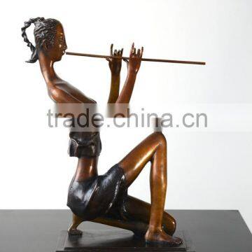 Patented Home Decoration Bronze Figure Statue Abstract Sculpture Female Figure Sculpture photo-5