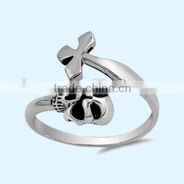 wholesale customized 316l stainless steel rings personalized skull rings mens rings