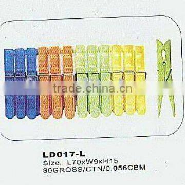 PLASTIC CLOTH PEGS LD017-L1