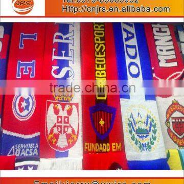 Promotional Custom Knitted Fans Gift Wholesales Scarf,jacquard Knitting Pattern Scarf photo-3