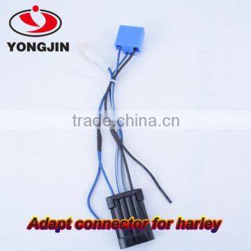 Motorcycles adapt connector for harley