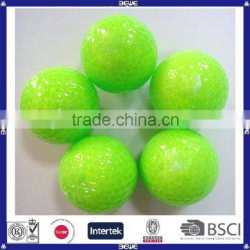 Low carbon two piece funny printed tournament golf ball