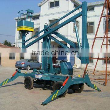 Hydraulic self-propelled articulated towable boom lift