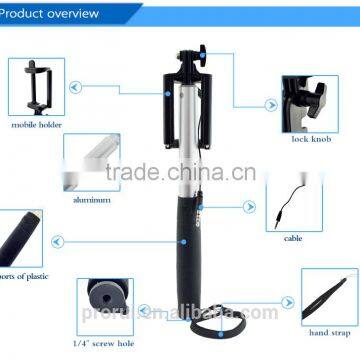 Top Selling Gadgets Retractable Wired Handle Monopod photo-2