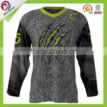 sublimation cheap customized lettering hockey jersey design wholesale