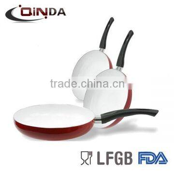 3 pcs aluminium non-stick ceramic frying pan set QD-SC1903