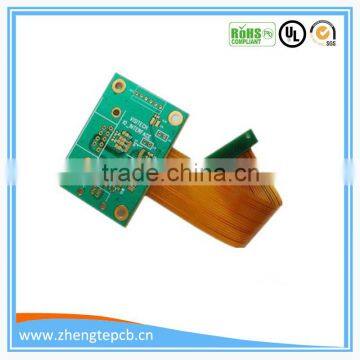 green oil OEM fr4 and polyimide Immersion gold rigid flex PCB printed circuit board