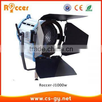 1000W Tungsten Fresnel With Dimmer Control Video Spot Film Light Continuous Lighting