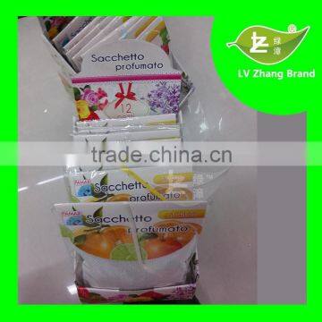 Deodorant aromatic sachet air freshener for closet