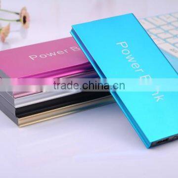 portable slim outdoor power bank 7800mah